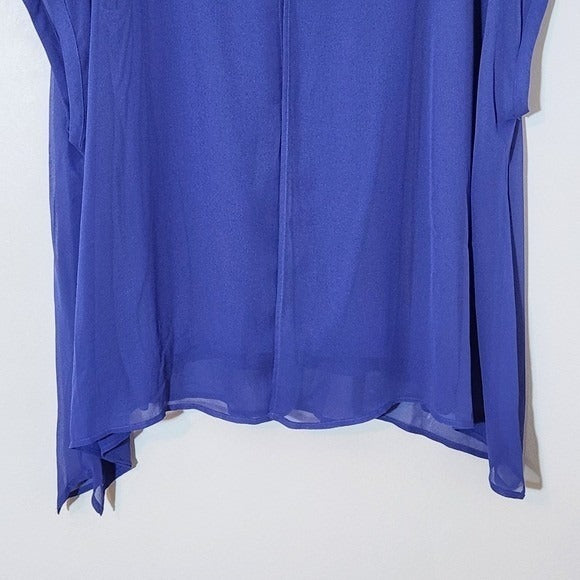 Lane Bryant Purple Layered Look Women's Blouse NWT Size 26/28