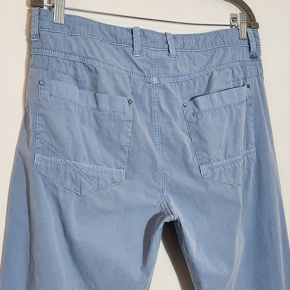 Calvin Klein Men's Blue Straight Leg Chino Pants Size 34 X 30 Blue Men's Pants