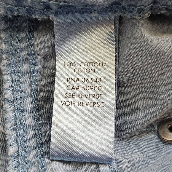 Calvin Klein Men's Blue Straight Leg Chino Pants Size 34 X 30 Blue Men's Pants