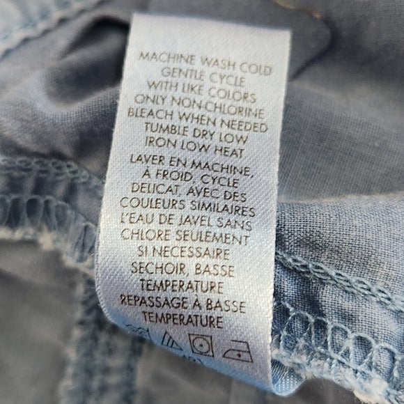 Calvin Klein Men's Blue Straight Leg Chino Pants Size 34 X 30 Blue Men's Pants