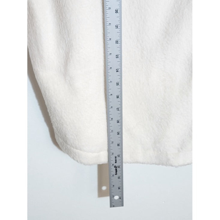No Boundaries Cream Fuzzy Oversized Shacket Size 2XL