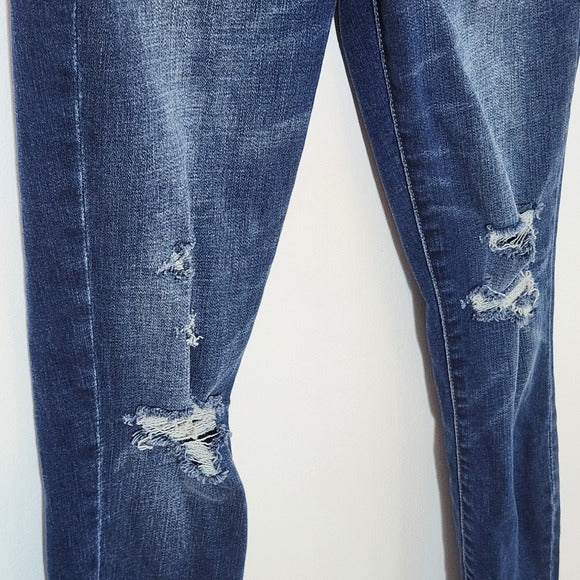 Abercrombie & Fitch Women's Distressed High-Rise Skinny Ankle Jeans Size 0