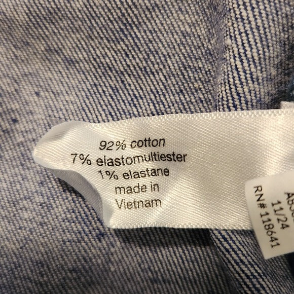 Lane Bryant Double Breasted Denim Blazer Size 30/32