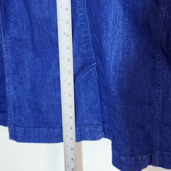 Lane Bryant Double Breasted Denim Blazer Size 30/32