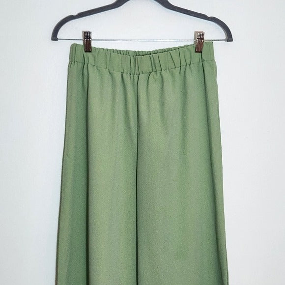 Cider Pull-on Green Wide Leg Pants Size Medium