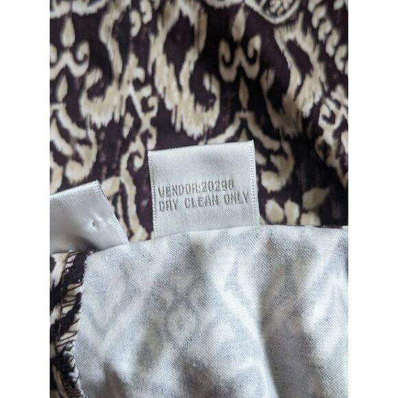 Spiegel Brown and Cream Pencil Skirt Size 4 Brown Straight Skirt