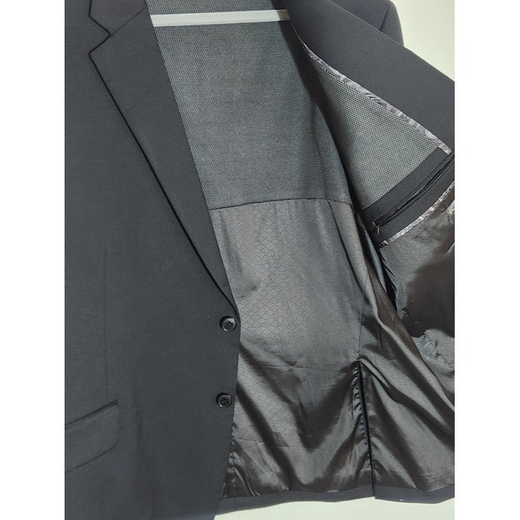 Joseph Abboud Black Wool Blend Sport Coat Size 48S