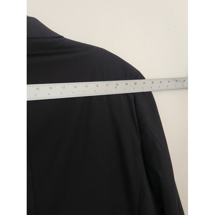 Joseph Abboud Black Wool Blend Sport Coat Size 48S