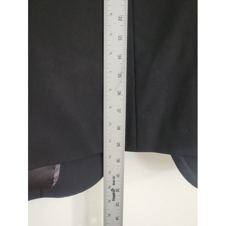Joseph Abboud Black Wool Blend Sport Coat Size 48S