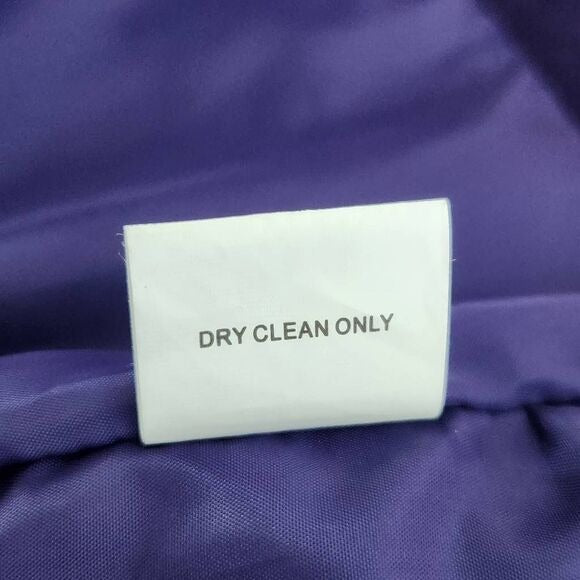 Ambition Purple Blazer with Pleated Detail NWOT Size Large Purple Women's Blazer