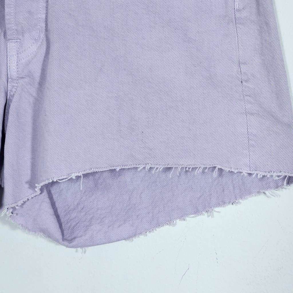 Edwin Purple Jean Shorts Size 28 Edwin Dyed Purple Denim Shorts
