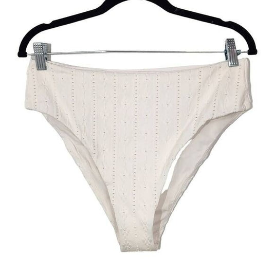 Andie Cream Swim Bottom NWT Large Cream Andie Swim Bikini Bottom Cream Swimwear