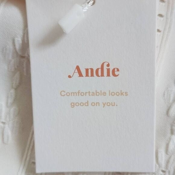 Andie Cream Swim Bottom NWT Large Cream Andie Swim Bikini Bottom Cream Swimwear