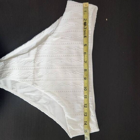 Andie Cream Swim Bottom NWT Large Cream Andie Swim Bikini Bottom Cream Swimwear