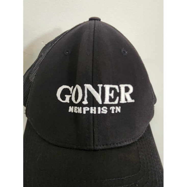 Sport-Tek Goner Records Memphis Black Trucker Baseball Hat