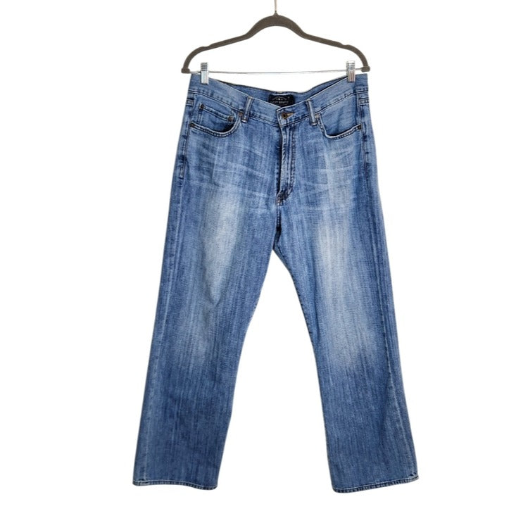 Lucky Brand Relaxed Straight Leg Jeans Size 34 x 30 Flaw