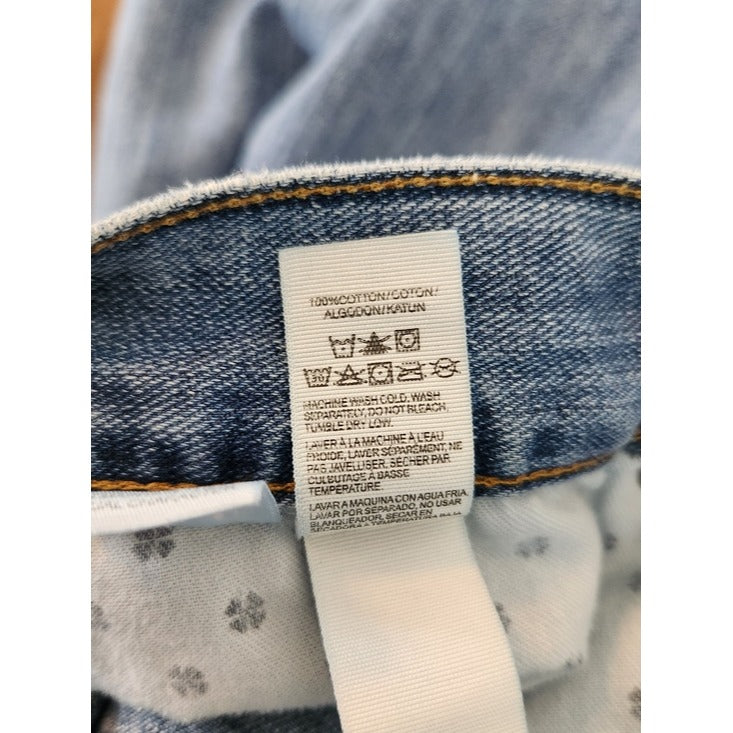 Lucky Brand Relaxed Straight Leg Jeans Size 34 x 30 Flaw