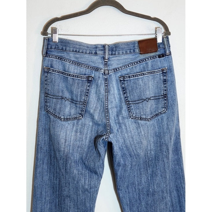 Lucky Brand Relaxed Straight Leg Jeans Size 34 x 30 Flaw