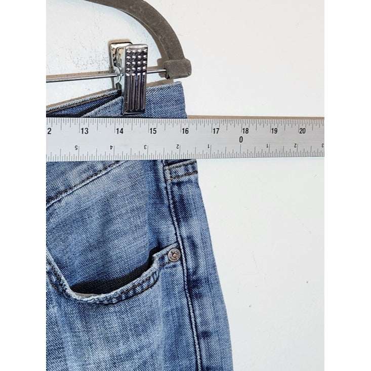 Lucky Brand Relaxed Straight Leg Jeans Size 34 x 30 Flaw