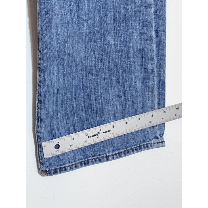 Lucky Brand Relaxed Straight Leg Jeans Size 34 x 30 Flaw