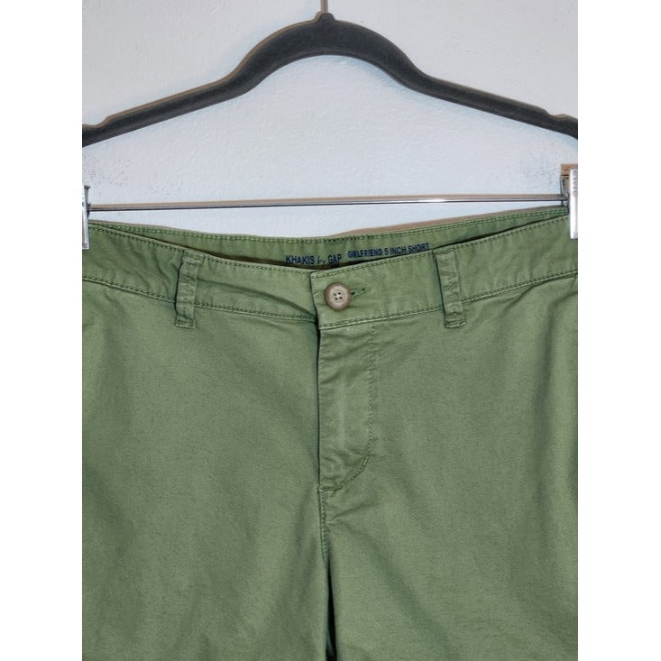 Gap Womens Girlfriend 5 Inch Olive Green Shorts Size 8/29