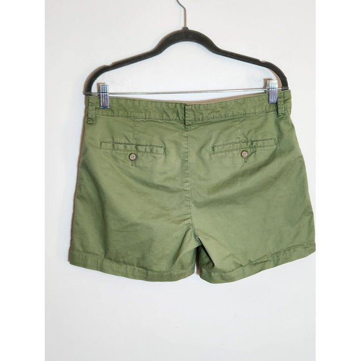 Gap Womens Girlfriend 5 Inch Olive Green Shorts Size 8/29