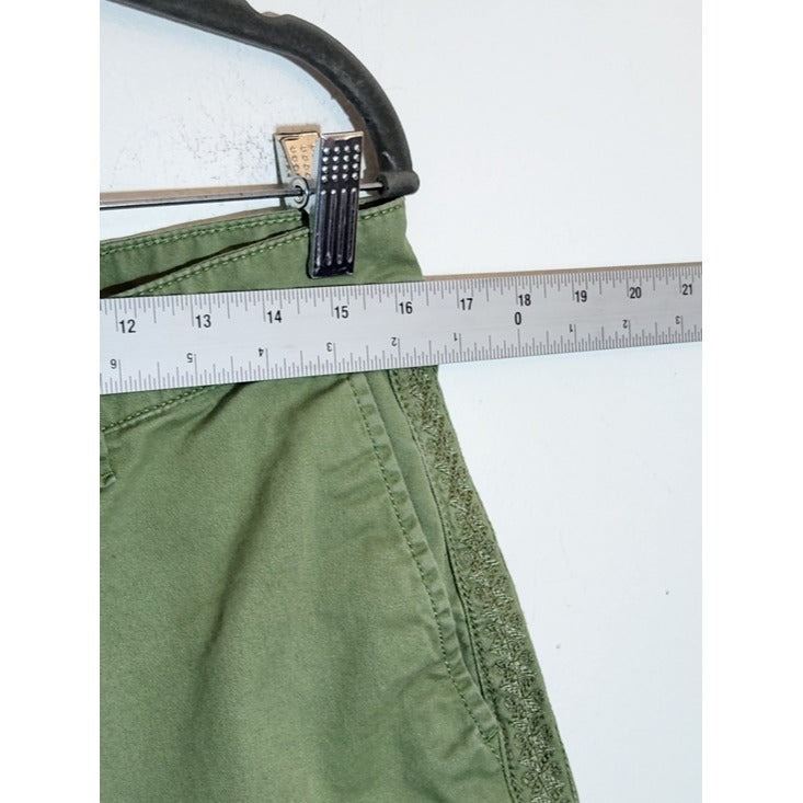 Gap Womens Girlfriend 5 Inch Olive Green Shorts Size 8/29