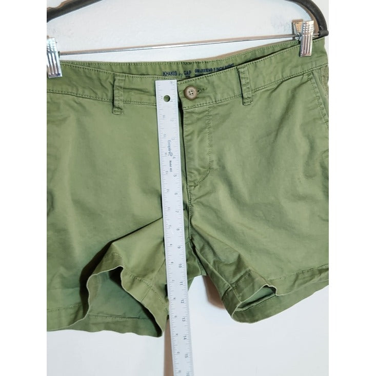 Gap Womens Girlfriend 5 Inch Olive Green Shorts Size 8/29