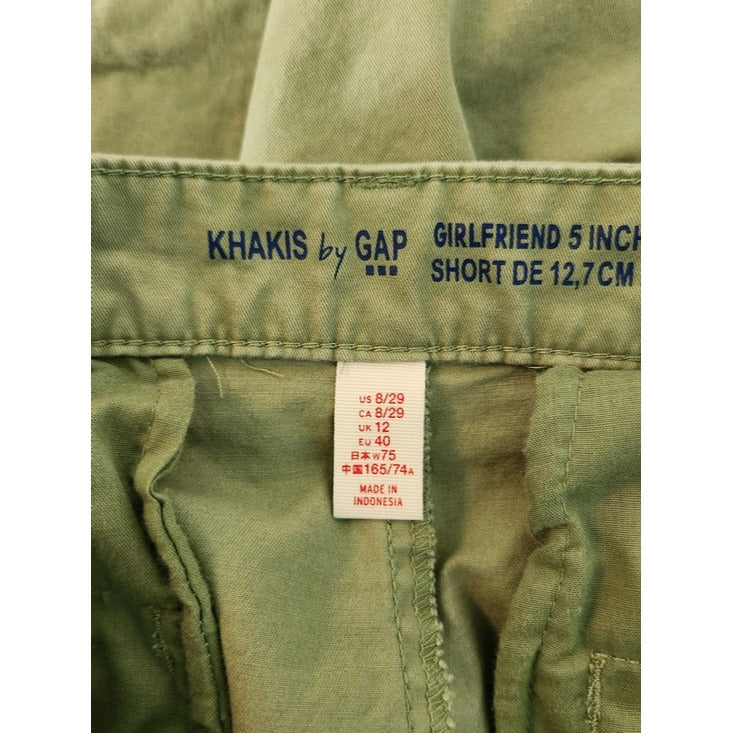 Gap Womens Girlfriend 5 Inch Olive Green Shorts Size 8/29