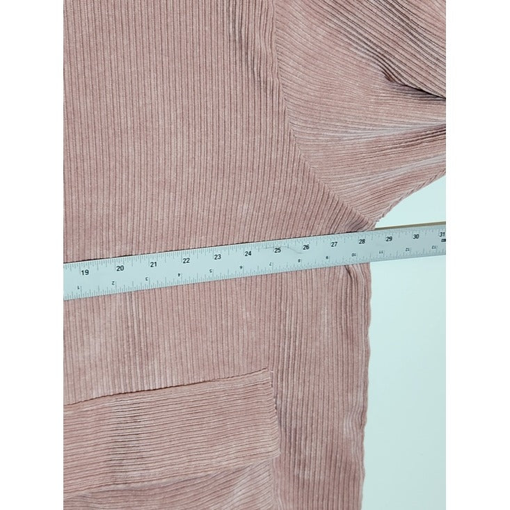 ASOS Pink Corduroy Oversized Shirt Dress Size 12