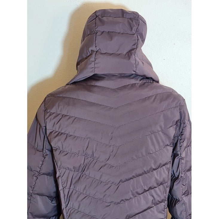 32 Degrees Dusty Purple Hooded Puffer Jacket Size Medium