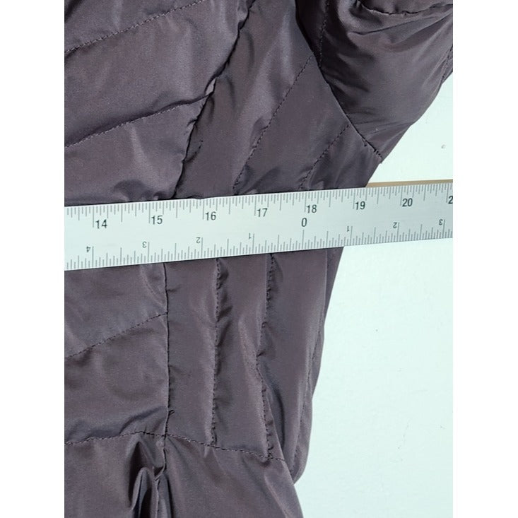 32 Degrees Dusty Purple Hooded Puffer Jacket Size Medium