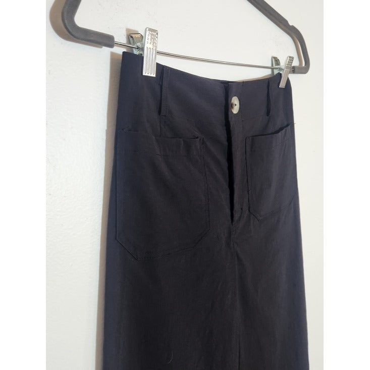 Miou Muse Black Wide Leg Pants Size Small NWOT