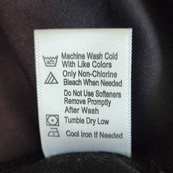 Pebble Beach Black Shoulder Snap Draped Jacket Size Large Golf Performance Jacke