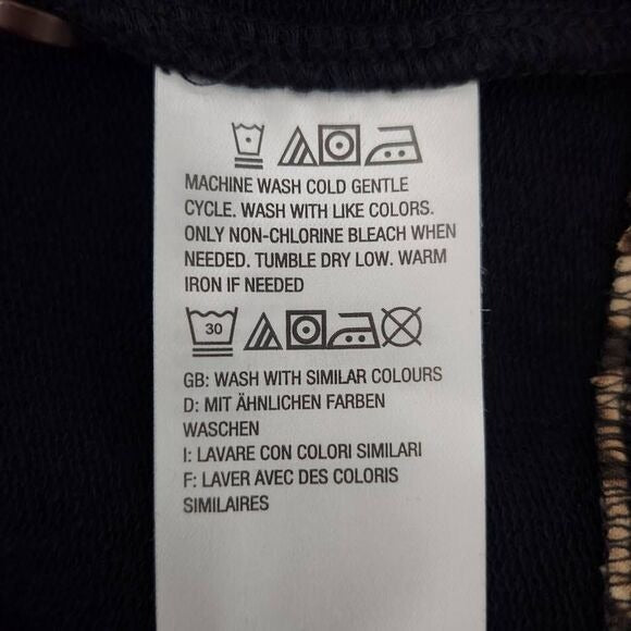 Isaac Mizrahi Black Leopard Layered Top Size Small Leopard Blouse