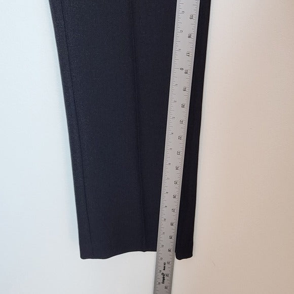 Van Heusen Traveler Slim Mens Black Dress Pants Size 33 x 32