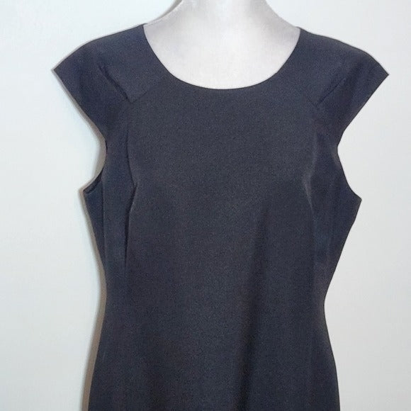 Evan Picone Black Label Black Sheath Dress Size 10