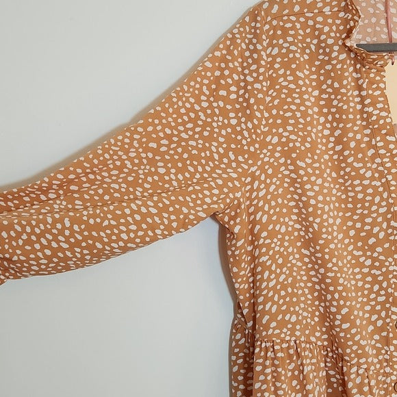 Entro Boho Print Tiered Tunic Size 1X NWT