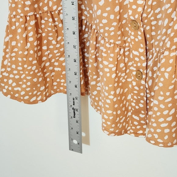 Entro Boho Print Tiered Tunic Size 1X NWT