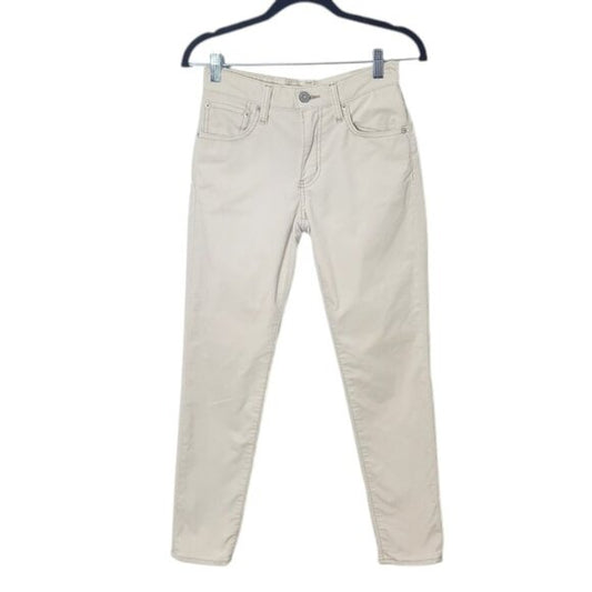 Moussy Vintage Cream Corduroy Skinny Pants Size 25