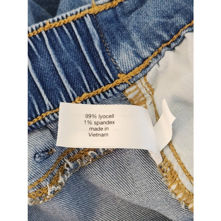 Lane Bryant Womens Chambray Denim Midi Skirt Size 20 Flaw