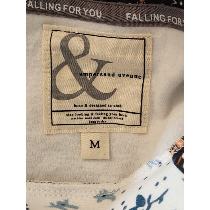 Ampersand Avenue Multi Color Patchwork Hoodie Size Medium