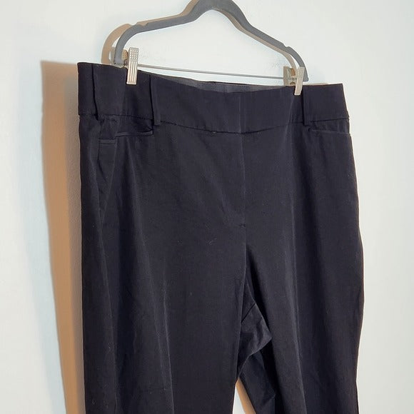 Lane Bryant The Allie Black Capri Pants Size 26 NWOT