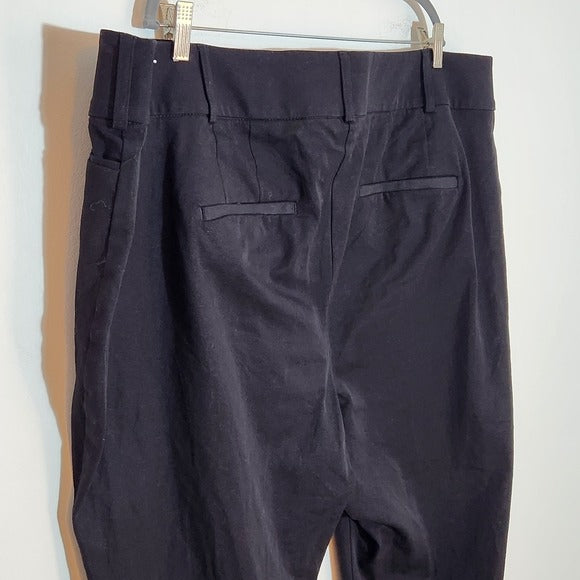 Lane Bryant The Allie Black Capri Pants Size 26 NWOT