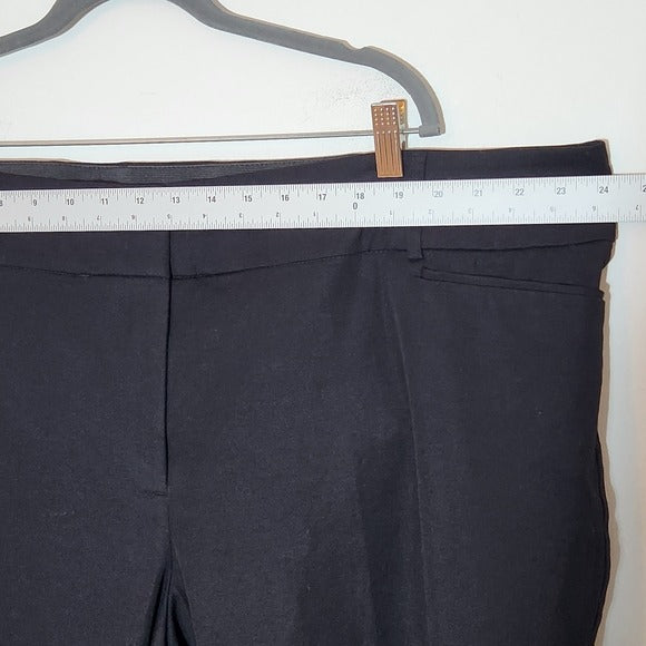 Lane Bryant The Allie Black Capri Pants Size 26 NWOT