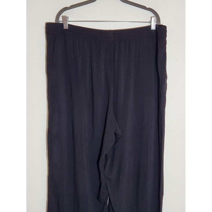 Serra Black Flowy Drawstring Pants Size XL NWT