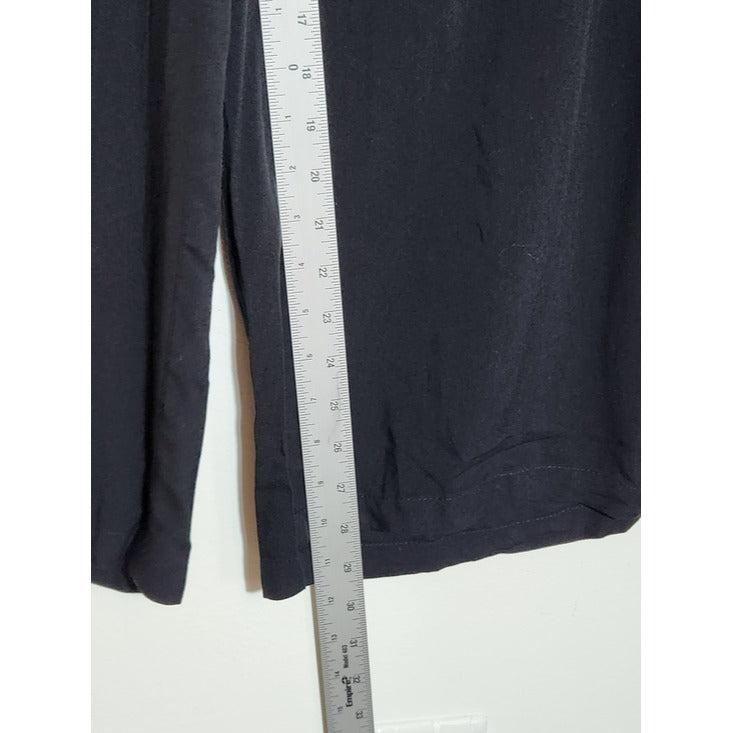 Serra Black Flowy Drawstring Pants Size XL NWT