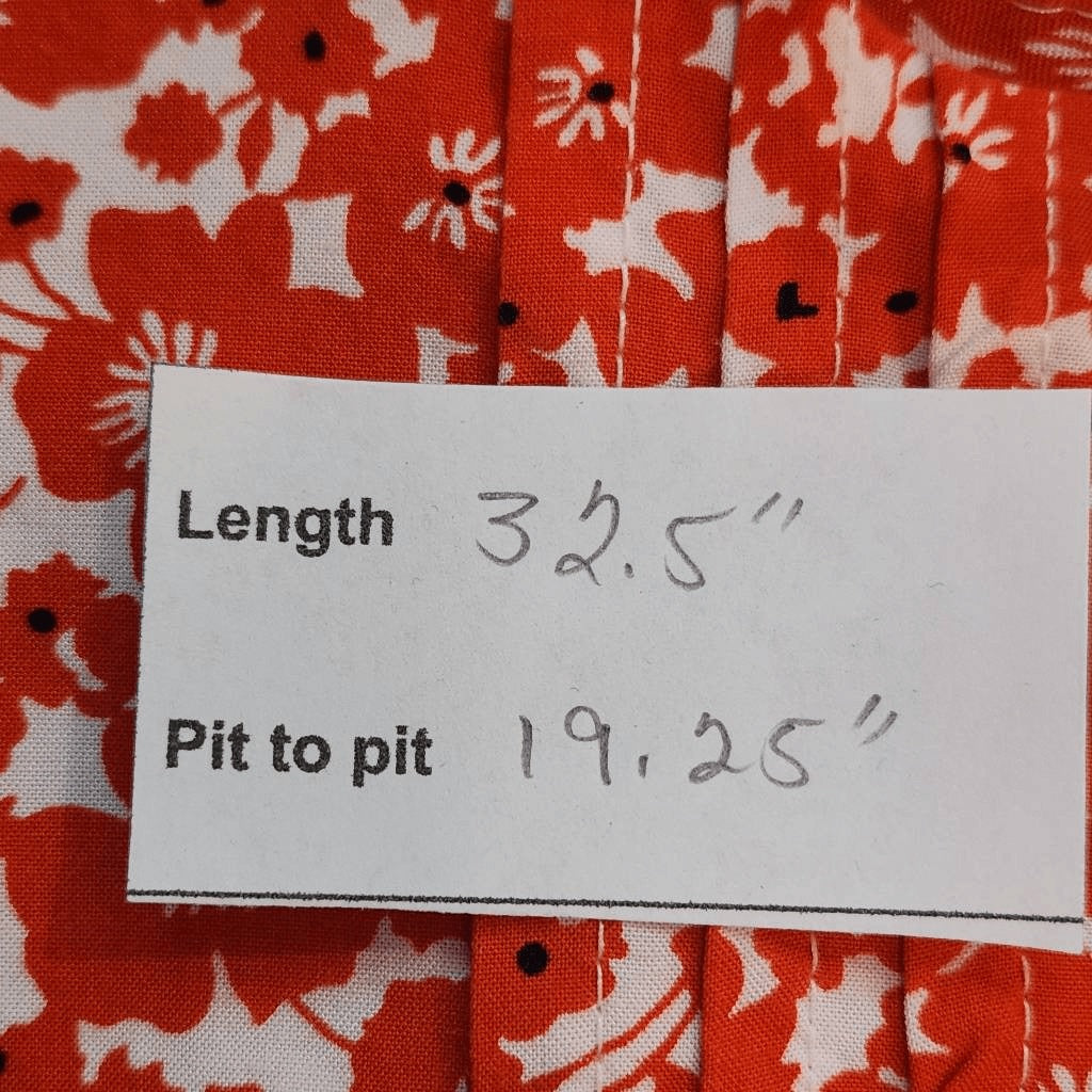 Old Navy Red Floral Mini Dress Size Medium Red Poppy Floral Peasant Mini Dress