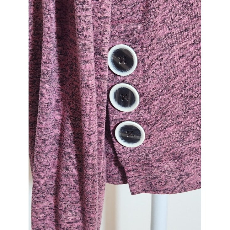 Cato Heather Pink Knit Pullover Size Small