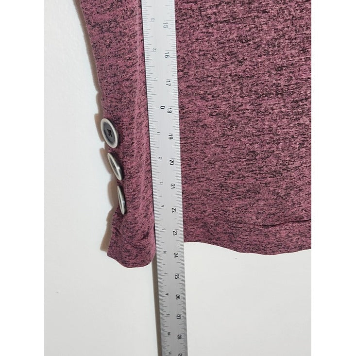 Cato Heather Pink Knit Pullover Size Small